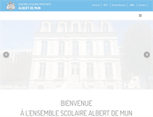 Tablet Screenshot of albertdemun.fr